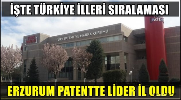 Erzurum patentte lider il oldu