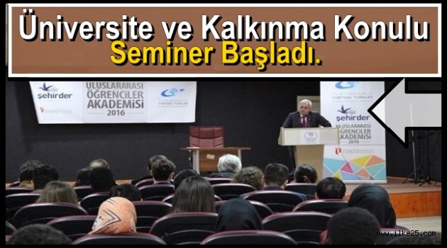 Erzurum Uluslararası Öğrenciler Akademisi Başladı