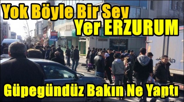 Erzurum'da Akıllara Durgunluk Veren Olay!!