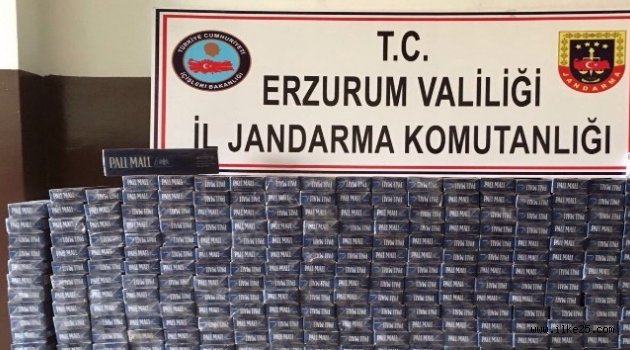 Erzurum'da Kaçak Sigara Operasyonu