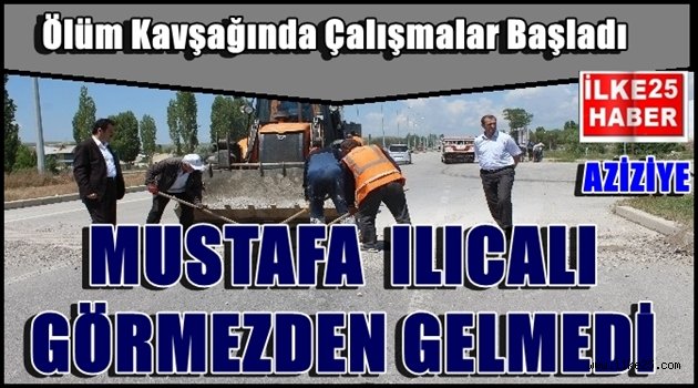 Erzurum'da Ölüm Kavşağında Çalışmalar Başladı