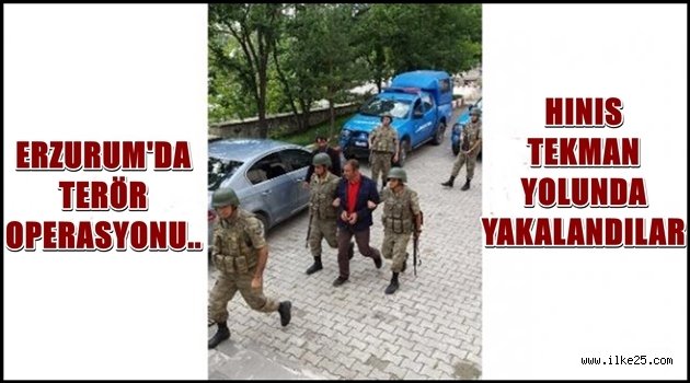 Erzurum'da Terör Operasyonu...