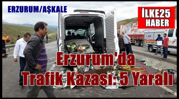 Erzurum'da Trafik Kazası