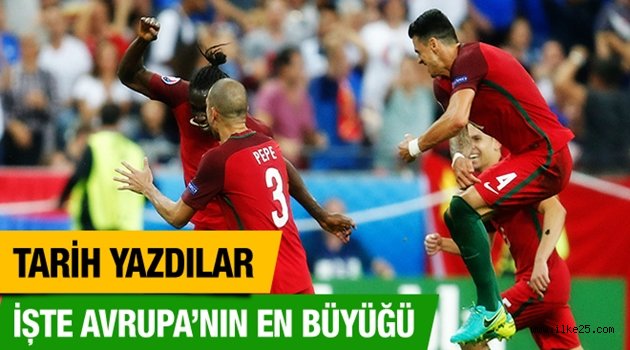 EURO 2016'da Portekiz şampiyon oldu