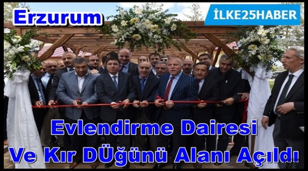 Evlendirme Dairesi Ve Kır DÜğünü Alanı Açıldı