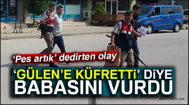 FETÖ'ye küfreden babasını vurdu