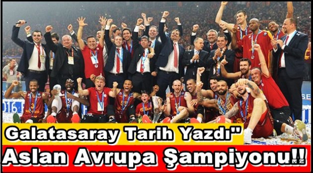Galatasaray Odeabank Eurocup şampiyonu!