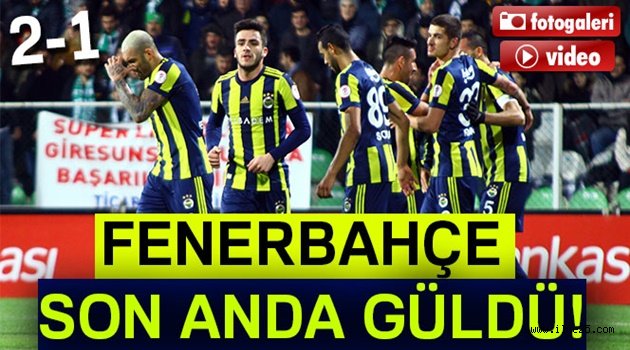 Giresunspor 1-2 Fenerbahçe