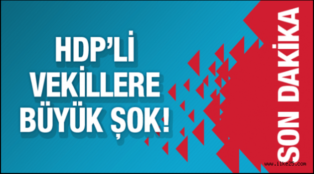 HDP'li 8 milletvekiline zorla getirme kararı!