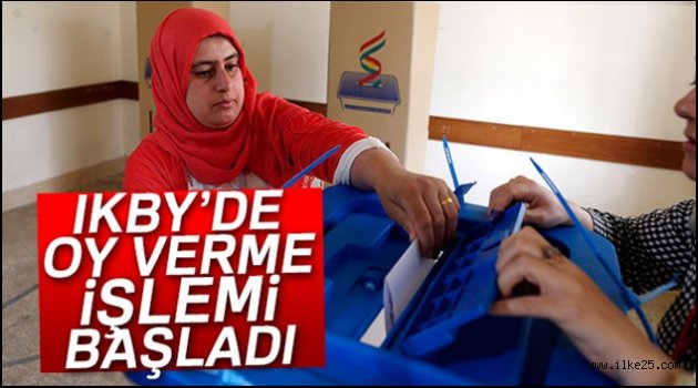 IKBY'de oy vereme işlemi başladı