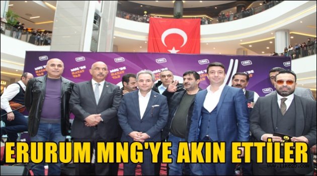 Erzurum MNG'ye Akın Ettiler