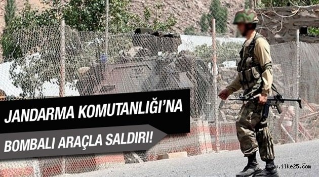 Jandarma Komutanlığı'na bombalı araçla saldırı!