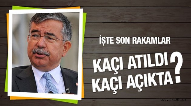 Kaç öğretmen atıldı,kaç öğretmen açığa alındı son rakamlar