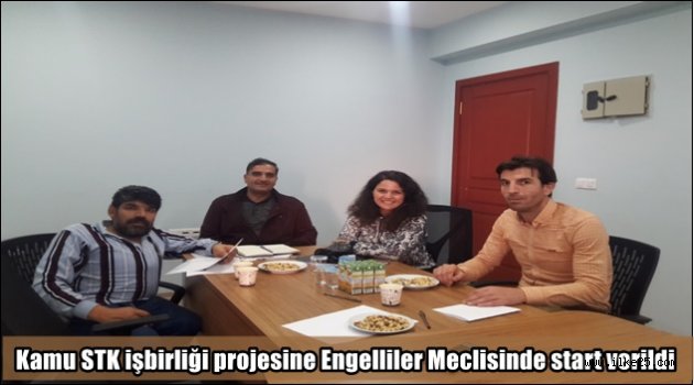 Kamu STK işbirliği projesine Engelliler Meclisinde start verildi