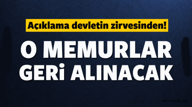 Kamudan yanlışlıkla uzaklaştırılanlar ne olacak?