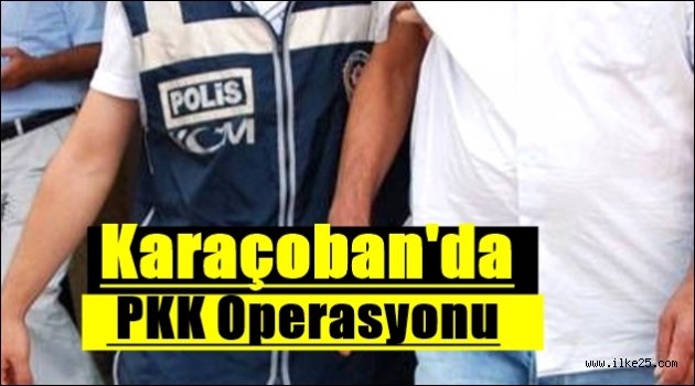 Karaçoban'da PKK Operasyonu