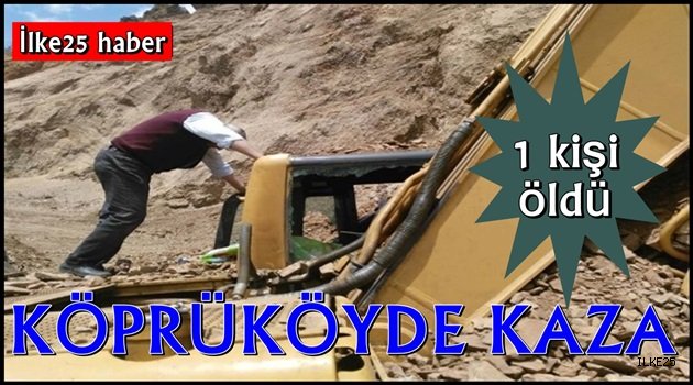 Köprüköy'de Kaza!! 1 Ölü