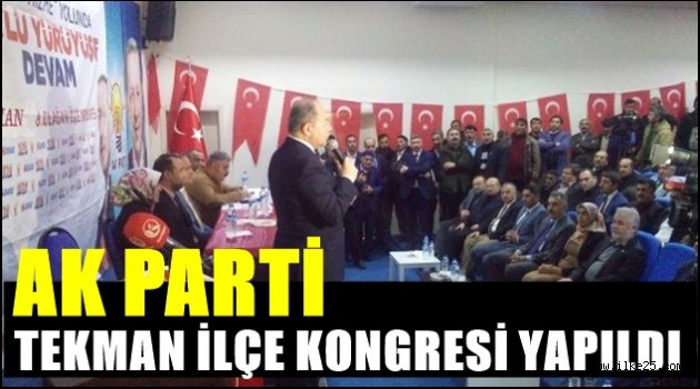 AK Parti Tekman İlçe kongresi yapıldı