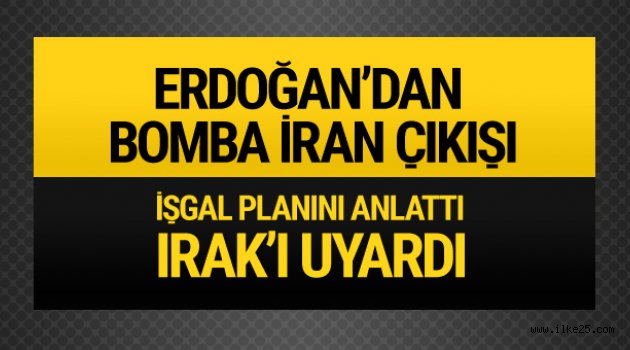 Erdoğan'dan bomba İran açıklaması!