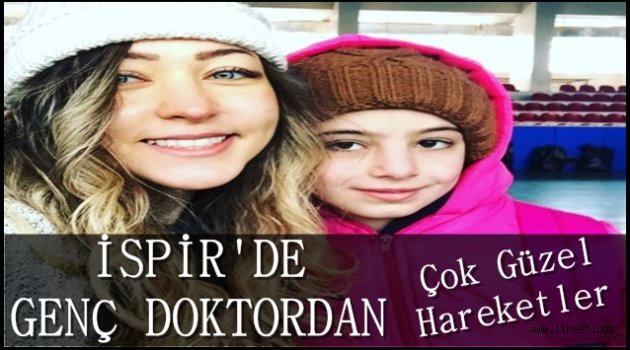 İspir'de Genç Doktordan Örnek Davranış