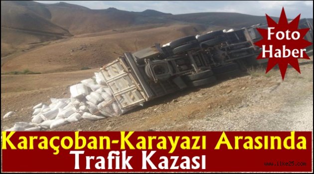 Karaçoban-Karayazı Arasında Trafik Kazası