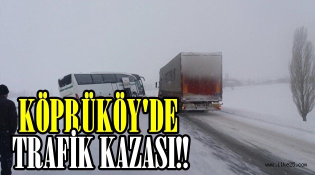 Köprüköy'de Trafik Kazası!!
