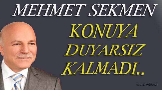 Mehmet Sekmen'den Örnek Davranış..