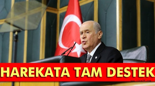 MHP'den harekata tam destek