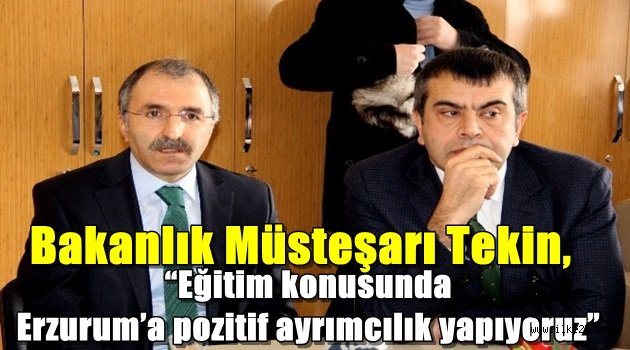 Milli Eğitim Bakanlığı Müsteşarı Tekin, öğrencilere yeni müfredatı anlattı