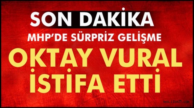 Oktay Vural, istifa etti