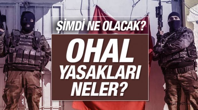 Olağanüstü hal yasakları olağanüstü hal nedir?