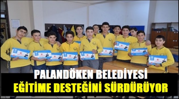 Palandöken Belediyesi eğitime desteğini sürdürüyor