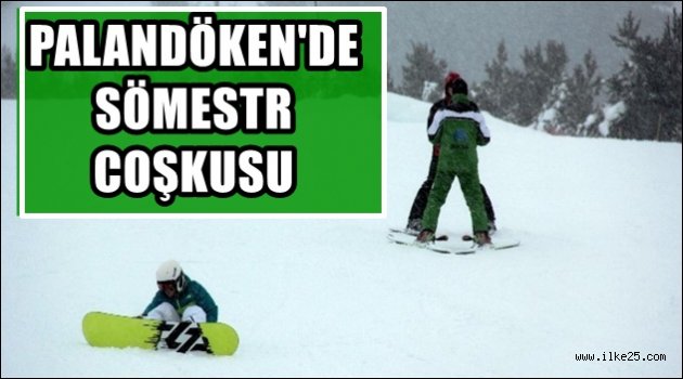 Palandöken'de sömestr coşkusu