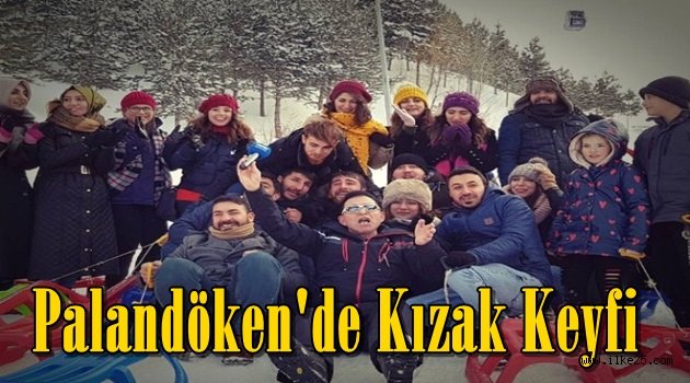 Palandöken'de Kızak Keyfi