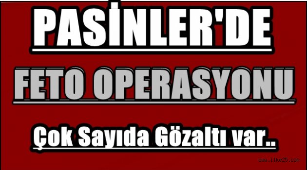 Pasinler'de Feto Operasyonu!!