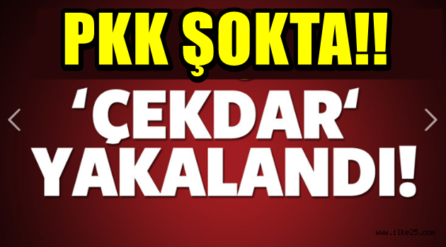 PKK ŞOKTA:"ÇEKTAR "YAKALANDI..