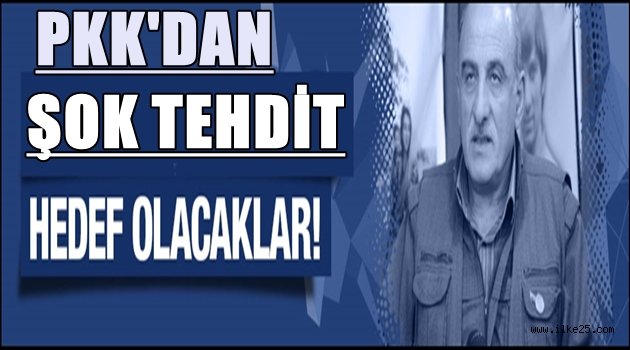 Pkk'dan Şok Tehdit!!