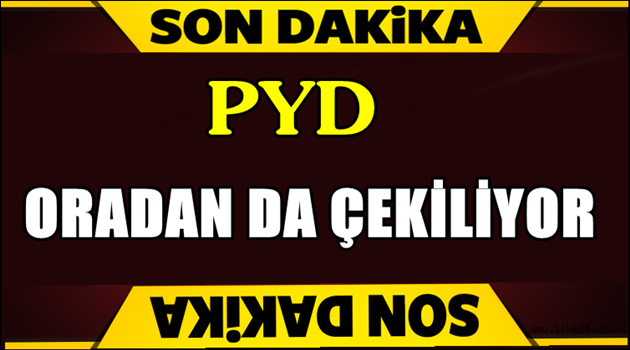 PYD Münbiç'ten de çekiliyor