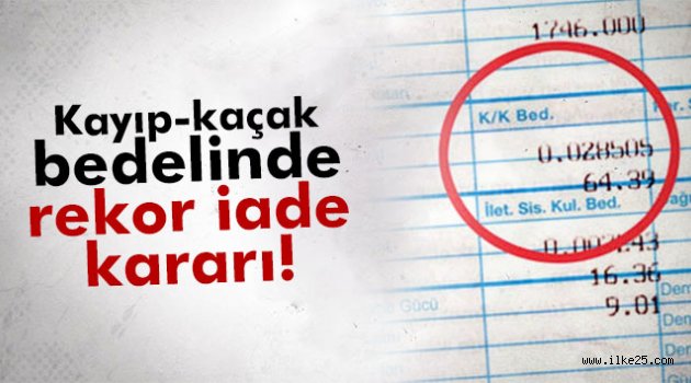 Rekor iade kararı!