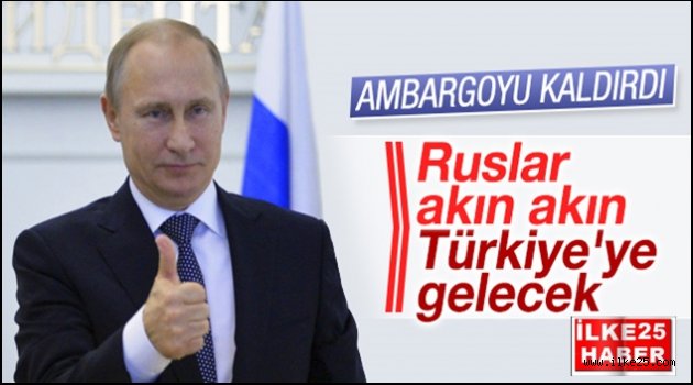  Rus turistlere Türkiye kısıtlaması kalkıyor