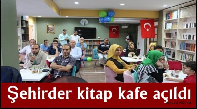 Şehirder kitap kafe açıldı