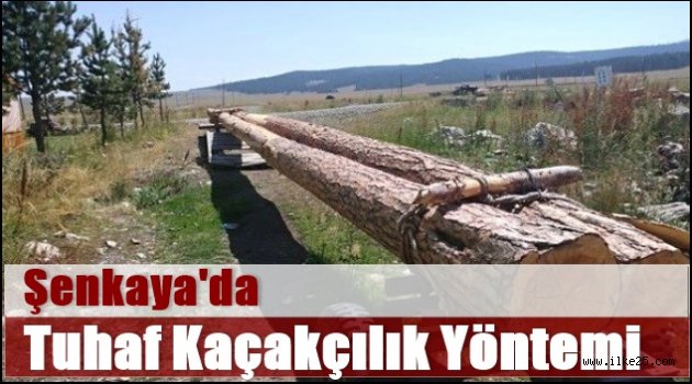 Şenkaya'da Tuhaf  Kaçakçılık Yöntemi