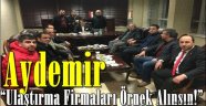 AYDEMİR, "Ulaştırma Firmaları Örnek Alınsın!"