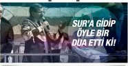 Davutoğlu Sur'a gidip öyle bir dua etti ki...