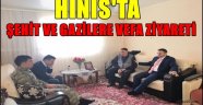 HINIS'TA ŞEHİT VE GAZİLERE VEFA ZİYARETİ