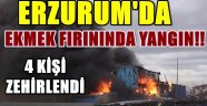 Erzurum'da Ekmek Fırınında Yangın