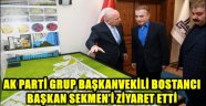 AK PARTİ GRUP BAŞKANVEKİLİ BOSTANCI BAŞKAN SEKMEN'İ ZİYARET ETTİ