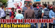 Erzurum'da Bıçaklı Kavga: 6 Yaralı