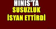 Hınıs'ta Susuzluk İsyan Ettiriyor