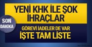 Yeni KHK ihraç ve göreve iade edilen memurlar listesi